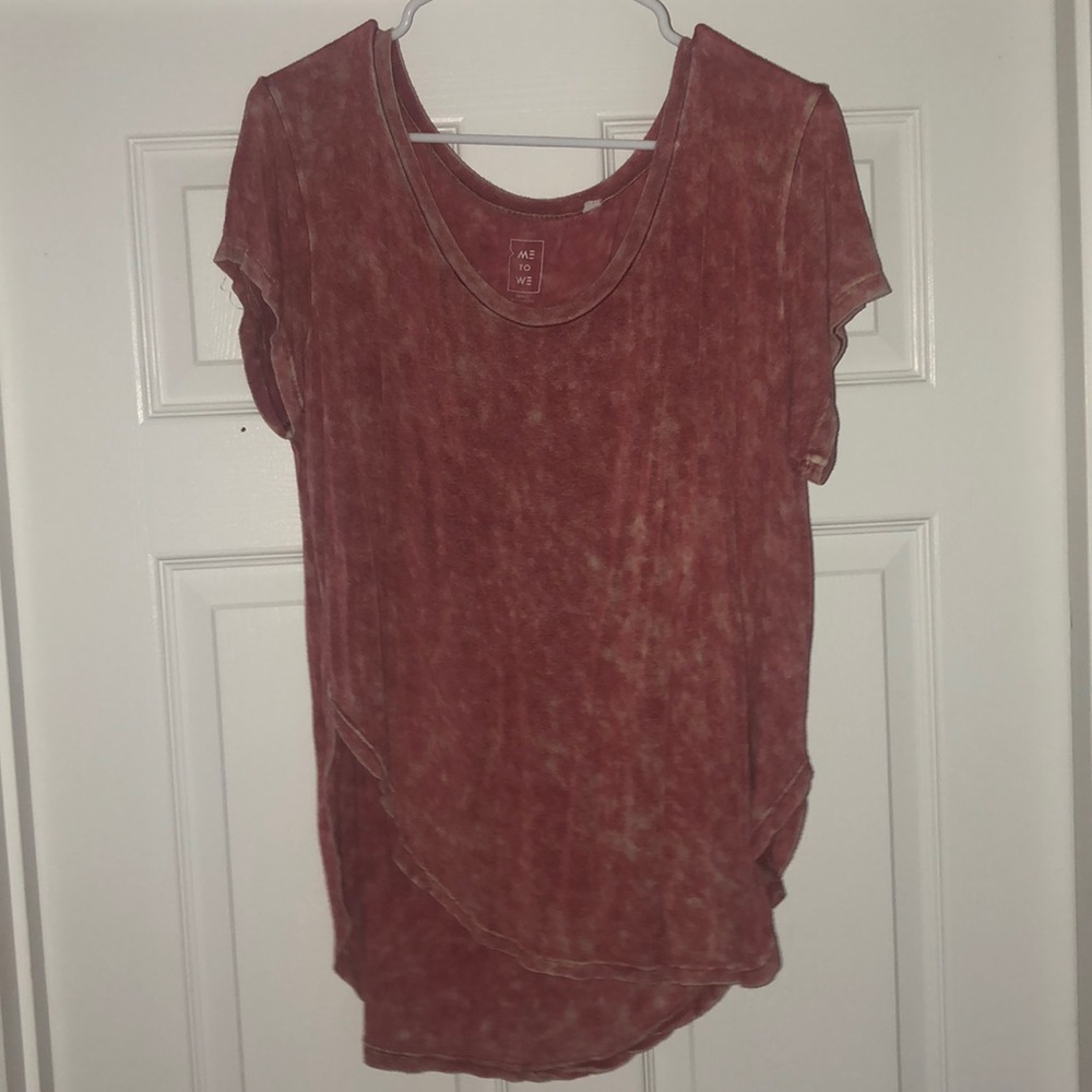 Acid Wash Long T-Shirt